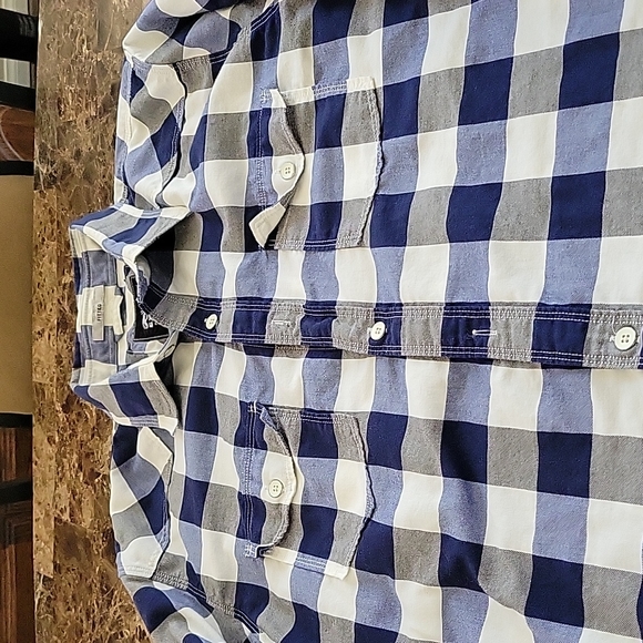 Express Men's Long Sleeve Buffalo Check Shirt - Picture 4 of 8